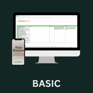 BASIC Planer w wersji PDF + Google Sheet